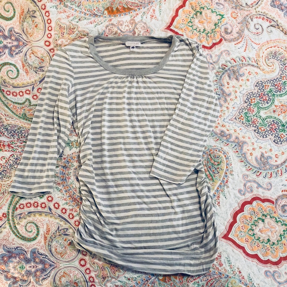 3/4 Sleeve Maternity Top